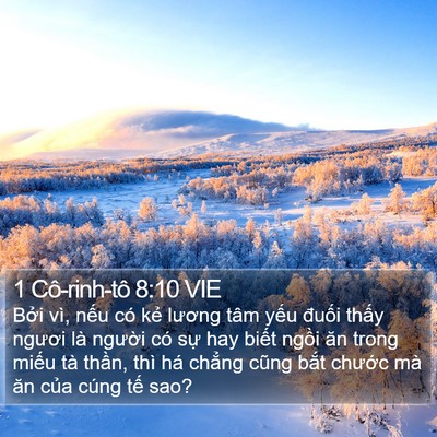 1 Cô-rinh-tô 8:10 VIE Bible Verse Image