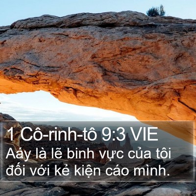 1 Cô-rinh-tô 9:3 VIE Bible Verse Image
