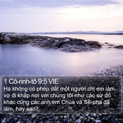 1 Cô-rinh-tô 9:5 VIE Bible Verse Image