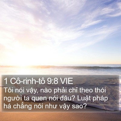 1 Cô-rinh-tô 9:8 VIE Bible Verse Image