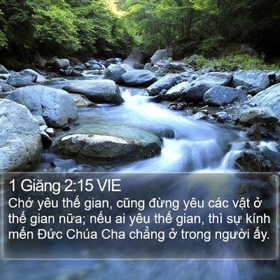 1 Giăng 2:15 VIE Bible Verse Image