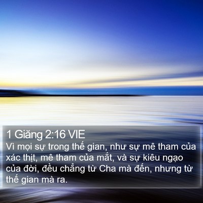1 Giăng 2:16 VIE Bible Verse Image
