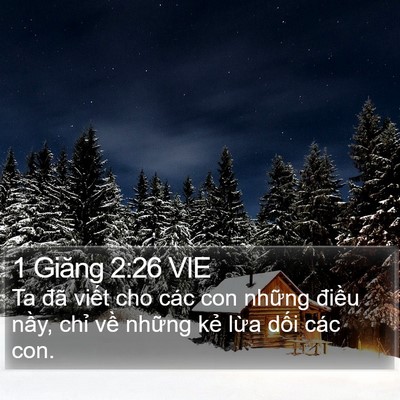 1 Giăng 2:26 VIE Bible Verse Image