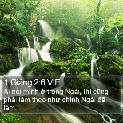 1 Giăng 2:6 VIE Bible Verse Image