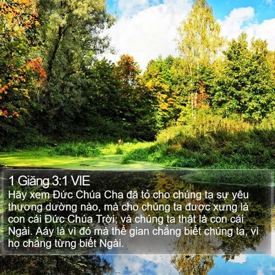 1 Giăng 3:1 VIE Bible Verse Image