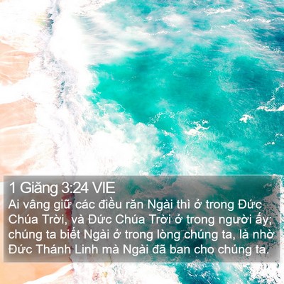 1 Giăng 3:24 VIE Bible Verse Image