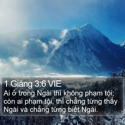 1 Giăng 3:6 VIE Bible Verse Image