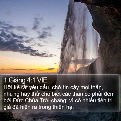1 Giăng 4:1 VIE Bible Verse Image