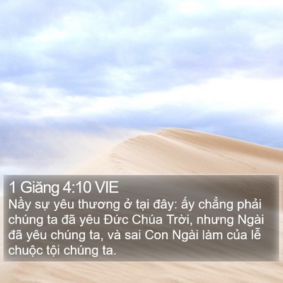 1 Giăng 4:10 VIE Bible Verse Image