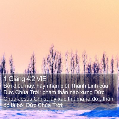 1 Giăng 4:2 VIE Bible Verse Image