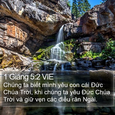 1 Giăng 5:2 VIE Bible Verse Image