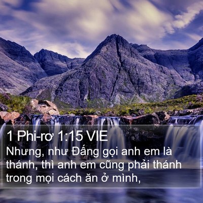 1 Phi-rơ 1:15 VIE Bible Verse Image