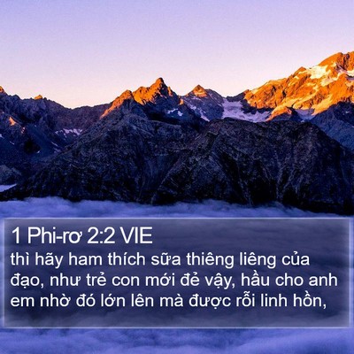 1 Phi-rơ 2:2 VIE Bible Verse Image