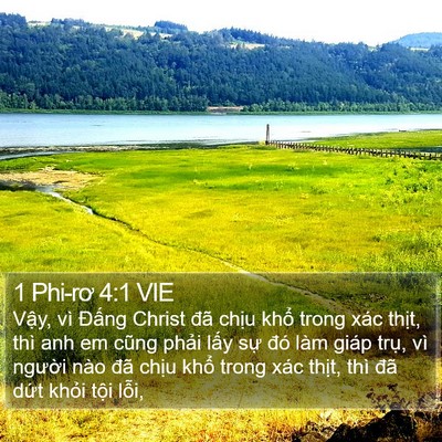 1 Phi-rơ 4:1 VIE Bible Verse Image