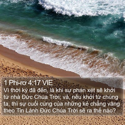 1 Phi-rơ 4:17 VIE Bible Verse Image
