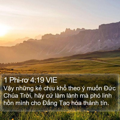 1 Phi-rơ 4:19 VIE Bible Verse Image