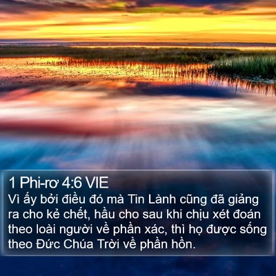 1 Phi-rơ 4:6 VIE Bible Verse Image