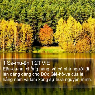 1 Sa-mu-ên 1:21 VIE Bible Verse Image