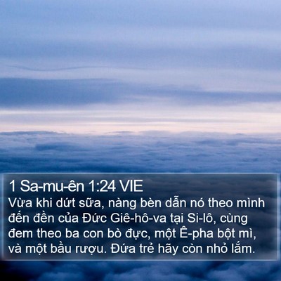 1 Sa-mu-ên 1:24 VIE Bible Verse Image
