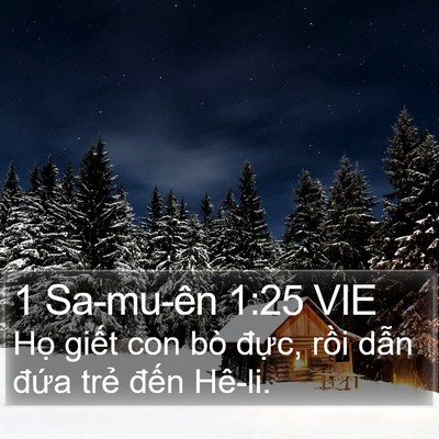 1 Sa-mu-ên 1:25 VIE Bible Verse Image