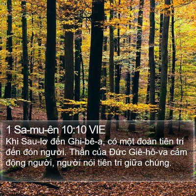 1 Sa-mu-ên 10:10 VIE Bible Verse Image
