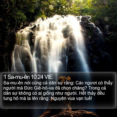 1 Sa-mu-ên 10:24 VIE Bible Verse Image