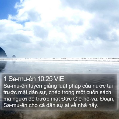 1 Sa-mu-ên 10:25 VIE Bible Verse Image