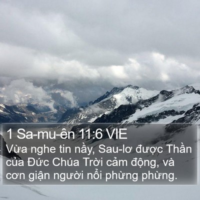 1 Sa-mu-ên 11:6 VIE Bible Verse Image