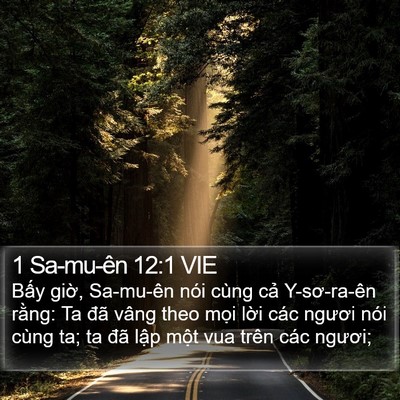 1 Sa-mu-ên 12:1 VIE Bible Verse Image