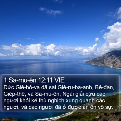 1 Sa-mu-ên 12:11 VIE Bible Verse Image
