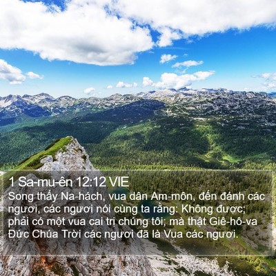 1 Sa-mu-ên 12:12 VIE Bible Verse Image