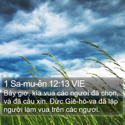 1 Sa-mu-ên 12:13 VIE Bible Verse Image