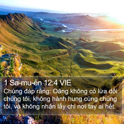 1 Sa-mu-ên 12:4 VIE Bible Verse Image