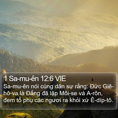 1 Sa-mu-ên 12:6 VIE Bible Verse Image