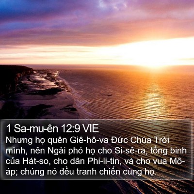 1 Sa-mu-ên 12:9 VIE Bible Verse Image