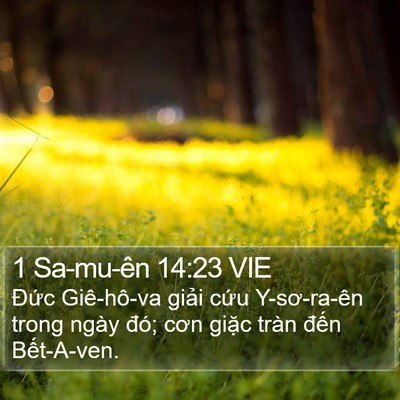 1 Sa-mu-ên 14:23 VIE Bible Verse Image