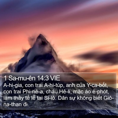 1 Sa-mu-ên 14:3 VIE Bible Verse Image