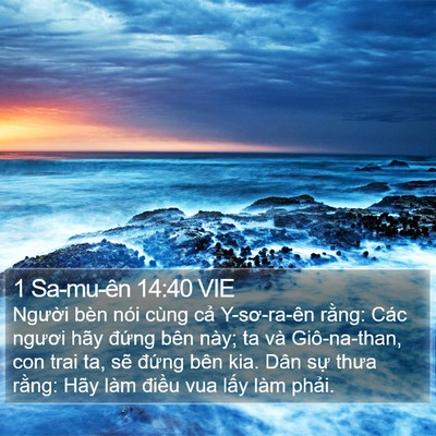 1 Sa-mu-ên 14:40 VIE Bible Verse Image