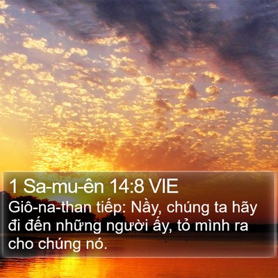 1 Sa-mu-ên 14:8 VIE Bible Verse Image