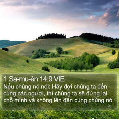 1 Sa-mu-ên 14:9 VIE Bible Verse Image