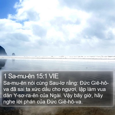 1 Sa-mu-ên 15:1 VIE Bible Verse Image