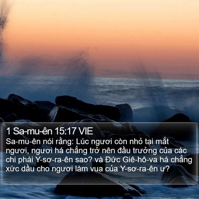 1 Sa-mu-ên 15:17 VIE Bible Verse Image