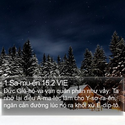1 Sa-mu-ên 15:2 VIE Bible Verse Image