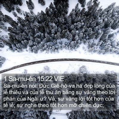 1 Sa-mu-ên 15:22 VIE Bible Verse Image