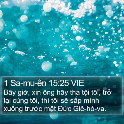 1 Sa-mu-ên 15:25 VIE Bible Verse Image