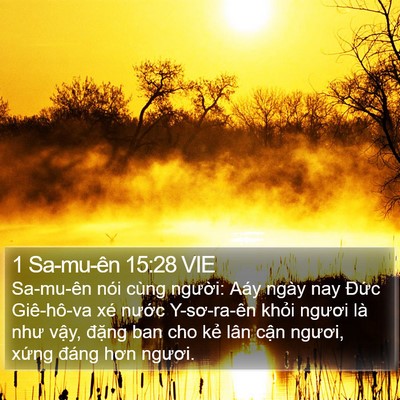 1 Sa-mu-ên 15:28 VIE Bible Verse Image