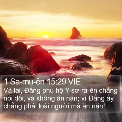 1 Sa-mu-ên 15:29 VIE Bible Verse Image