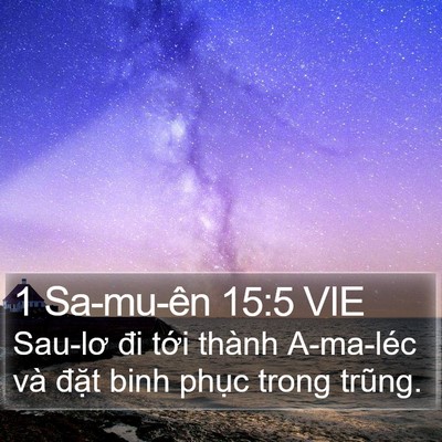 1 Sa-mu-ên 15:5 VIE Bible Verse Image