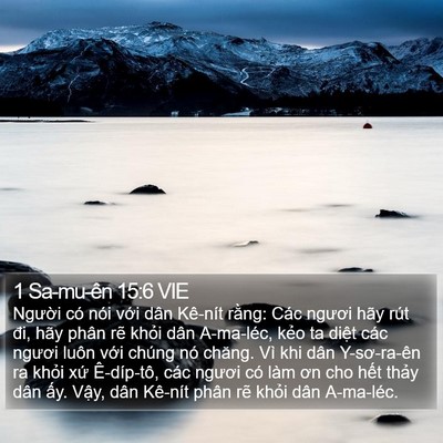 1 Sa-mu-ên 15:6 VIE Bible Verse Image