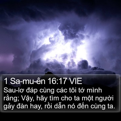1 Sa-mu-ên 16:17 VIE Bible Verse Image